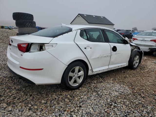 KIA OPTIMA LX 2015 white  gas KNAGM4A77F5630788 photo #4