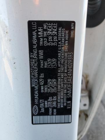 2022 HYUNDAI TUCSON SEL - 5NMJF3AE4NH029393