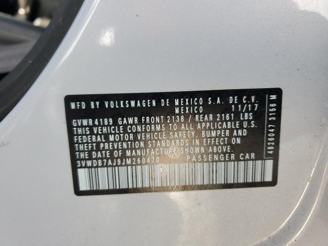 2018 VOLKSWAGEN JETTA SE - 3VWDB7AJ9JM260470