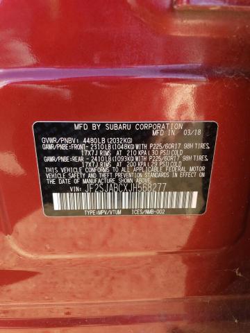 2018 SUBARU FORESTER 2 - JF2SJABCXJH568277