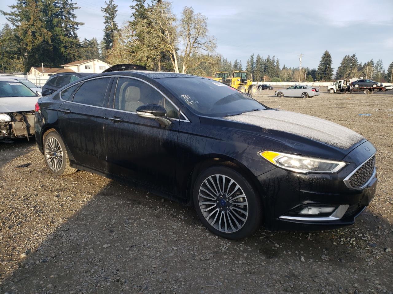 Lot #3024197874 2017 FORD FUSION TIT