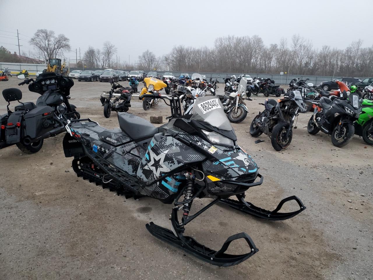  Salvage Ski-Doo Snowmobile