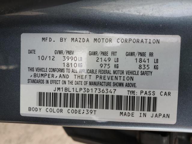 VIN JM1BL1LP3D1736347 2013 MAZDA 3 no.12