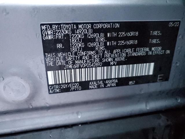 VIN JTME6RFV0PD542892 2023 TOYOTA RAV4 no.13