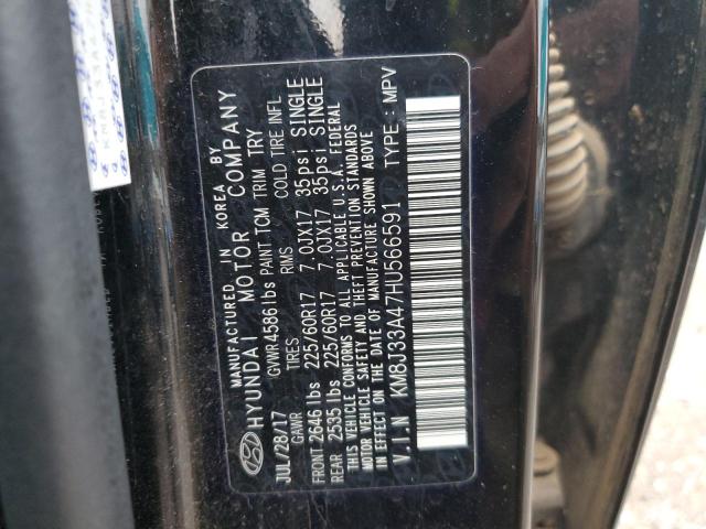 2017 HYUNDAI TUCSON LIM - KM8J33A47HU566591