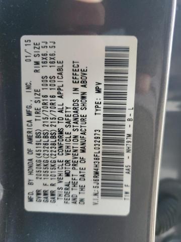 2015 HONDA CR-V LX - 5J6RM4H38FL032973