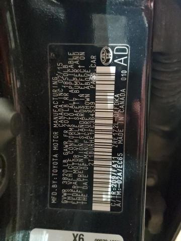 2015 TOYOTA COROLLA L - 2T1BURHE1FC364539