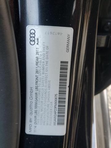 2015 AUDI RS7 WUAW2AFC0FN900875