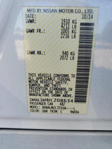 2015 NISSAN ALTIMA 2.5 - 1N4AL3AP8FC208634