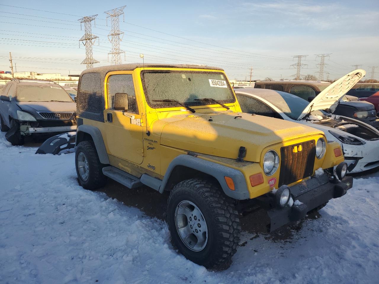 Lot #3055323352 2001 JEEP WRANGLER /