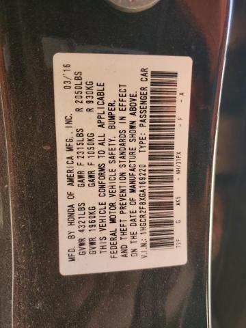 2016 HONDA ACCORD EXL - 1HGCR2F8XGA169220