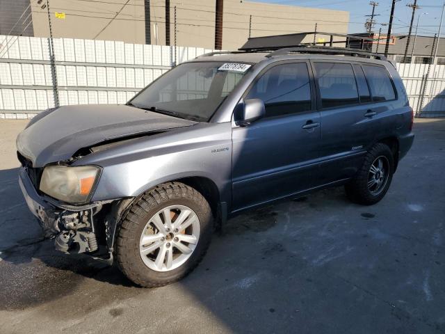 TOYOTA HIGHLANDER 2007 gray 4dr spor hybrid engine JTEDW21A570016638 photo #1