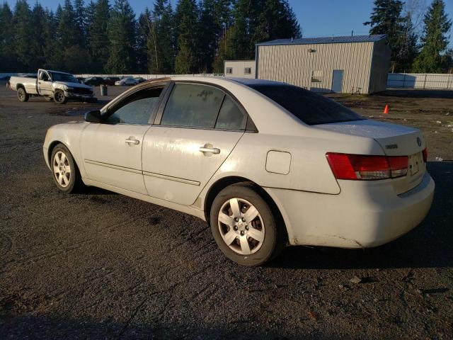 HYUNDAI SONATA GLS 2007 white  gas 5NPET46C87H224538 photo #3