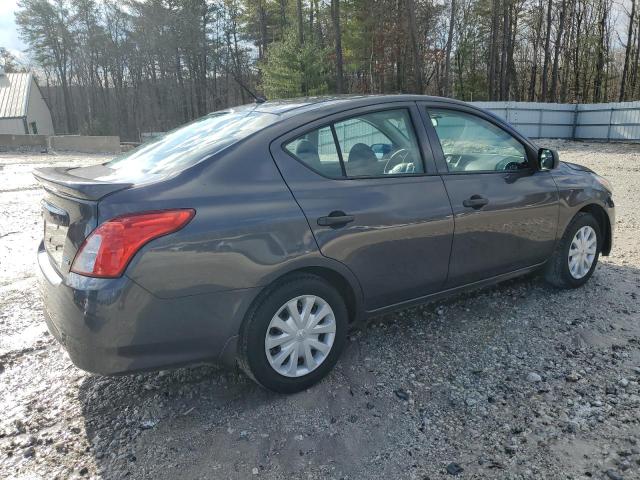 NISSAN VERSA S 2015 gray sedan 4d gas 3N1CN7AP0FL820693 photo #4