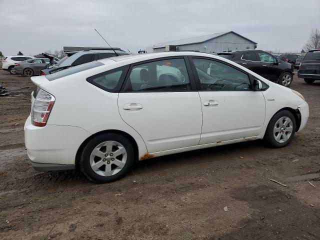 TOYOTA PRIUS 2007 white hatchbac hybrid engine JTDKB20U877671645 photo #4