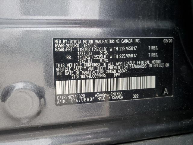 2020 TOYOTA RAV4 LE - 2T3F1RFV4LC099695