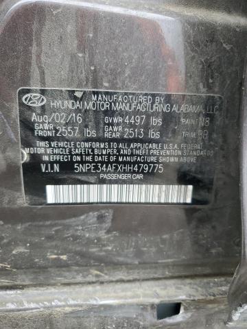 2017 HYUNDAI SONATA SPO - 5NPE34AFXHH479775
