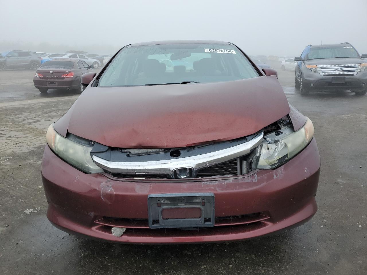 Lot #3044581230 2012 HONDA CIVIC LX