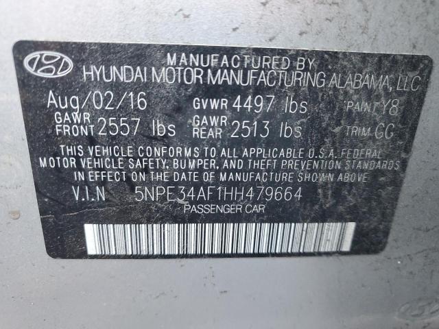 2017 HYUNDAI SONATA SPO - 5NPE34AF1HH479664