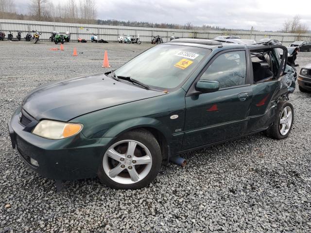 MAZDA PROTEGE DX 2003 green  gas JM1BJ226431166152 photo #1