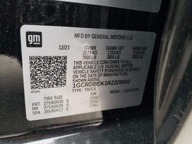 2024 CHEVROLET SILVERADO - 1GCRDBEK1RZ228552