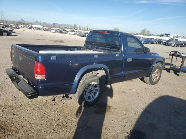 DODGE DAKOTA SXT 2003 blue pickup gas 1D7FL16X93S146486 photo #4