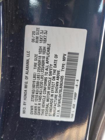 VIN 5FNRL6H78LB063405 2020 HONDA ALL MODELS no.13