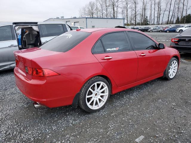 ACURA TSX 2007 red  gas JH4CL96857C016000 photo #4