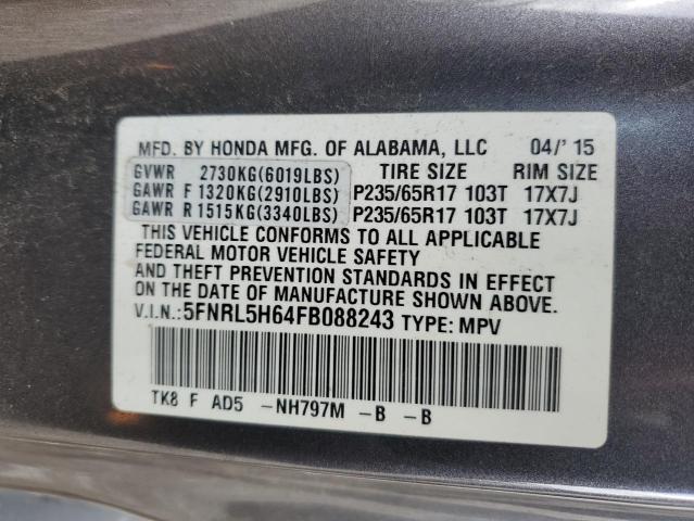 2015 HONDA ODYSSEY EX - 5FNRL5H64FB088243