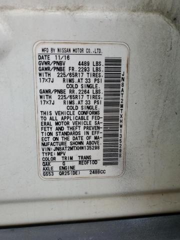 2017 NISSAN ROGUE S - JN8AT2MTXHW135298