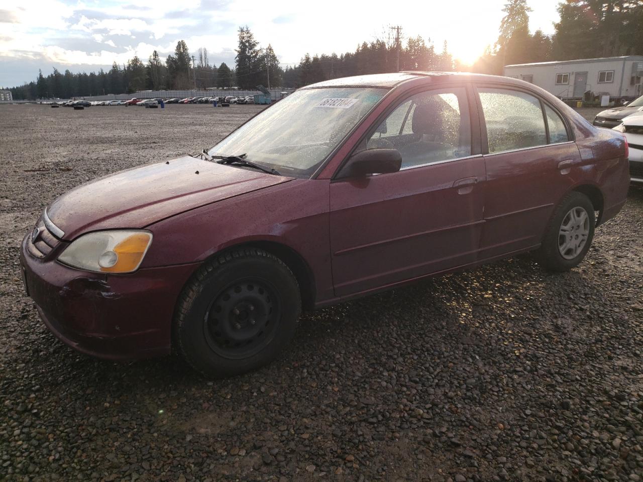 Lot #3033485153 2002 HONDA CIVIC LX