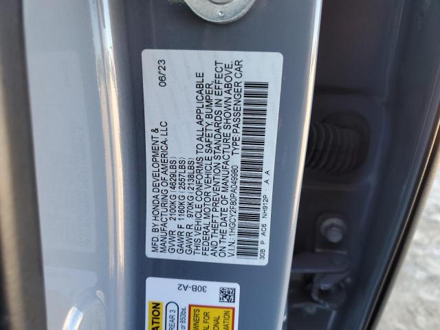 2023 HONDA ACCORD TOU - 1HGCY2F80PA049980