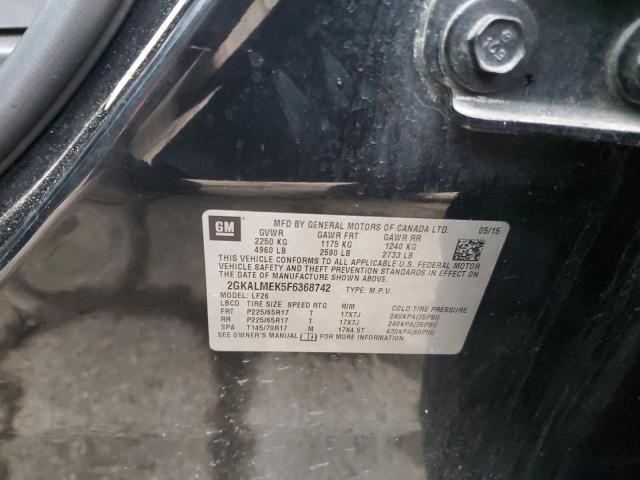 2015 GMC TERRAIN SL - 2GKALMEK5F6368742