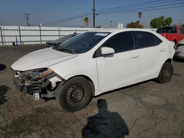 TOYOTA COROLLA L 2017 white sedan 4d gas 2T1BURHE4HC928557 photo #1