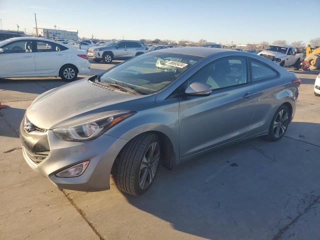 HYUNDAI ELANTRA CO 2014 silver coupe gas KMHDH6AH4EU029370 photo #1