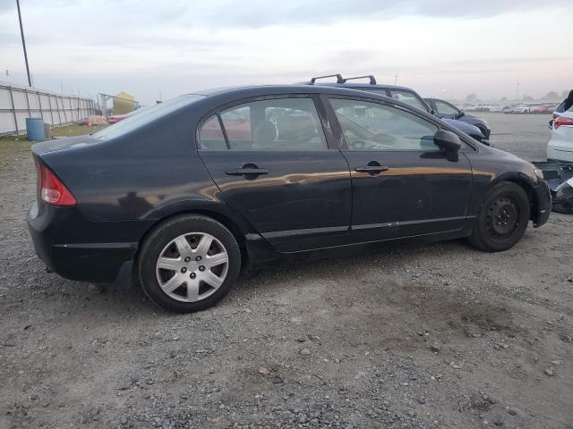 HONDA CIVIC LX 2008 black  gas 1HGFA16588L045490 photo #4