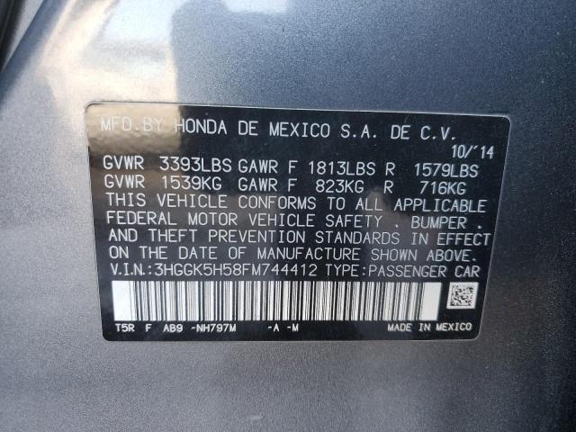 2015 HONDA FIT LX - 3HGGK5H58FM744412