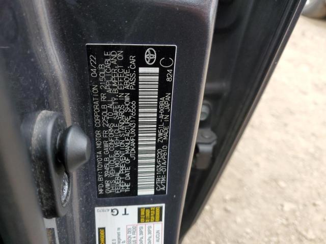2022 TOYOTA PRIUS NIGH - JTDKAMFUXN3176566