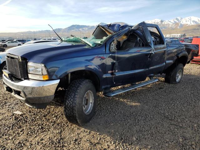 FORD F250 SD 2004 blue  diesel 1FTNW21P94ED05792 photo #1