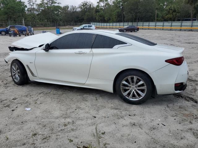 INFINITI Q60 BASE 2017 white  gas JN1CV7EL2HM320843 photo #3