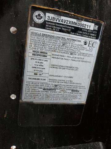 2021 CAN-AM MAVERICK 3JBVVAV2XMK000211