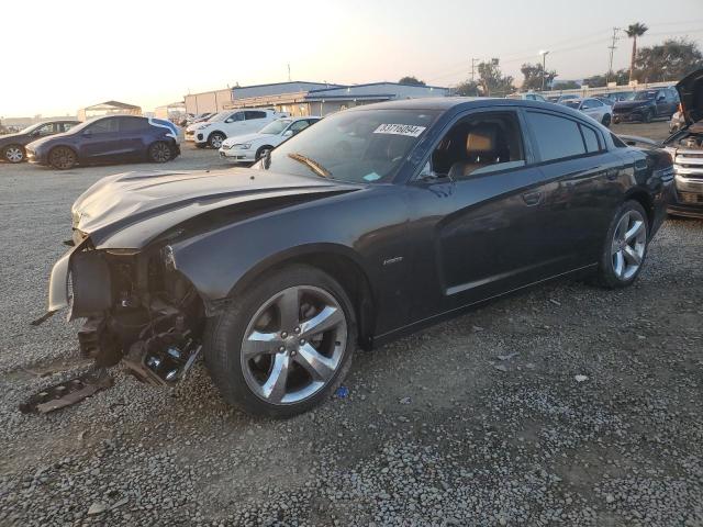 DODGE CHARGER R/ 2013 black  gas 2C3CDXCT4DH597823 photo #1