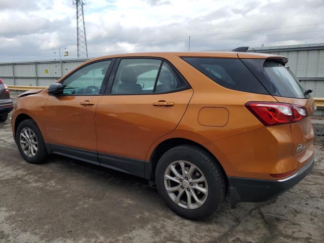 CHEVROLET EQUINOX LS 2018 orange  gas 2GNAXREV0J6344615 photo #3