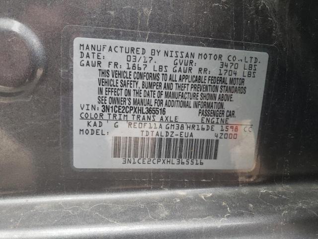 2017 NISSAN VERSA NOTE - 3N1CE2CPXHL365516