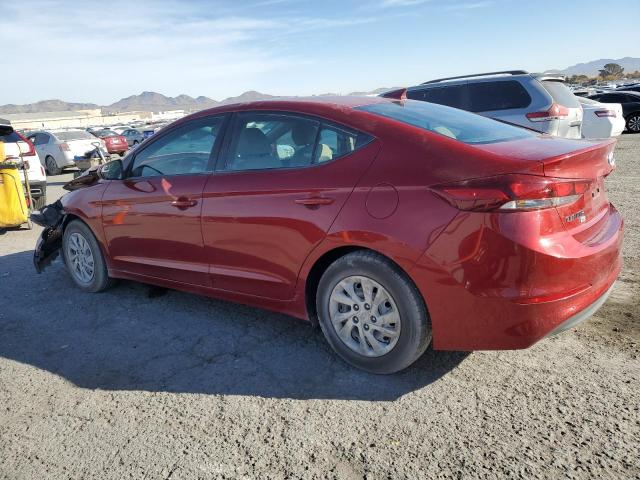 HYUNDAI ELANTRA SE 2017 red sedan 4d gas KMHD74LF5HU315509 photo #3