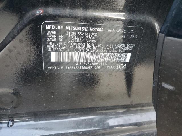 2024 MITSUBISHI MIRAGE G4 - ML32FVFJ2RHF05143
