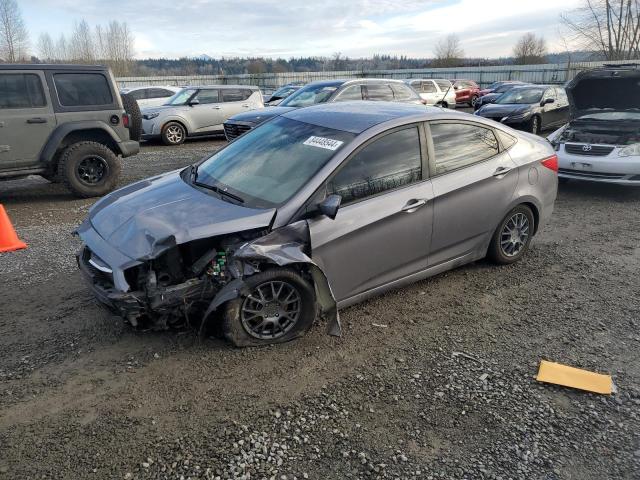 HYUNDAI ACCENT SE 2016 silver  gas KMHCT4AE1GU103352 photo #1