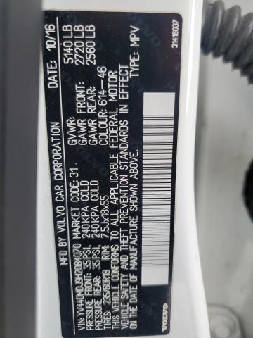 2017 VOLVO XC60 T5 YV440MDJ9H2084070