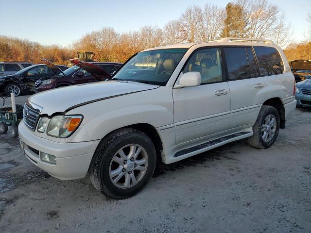 LEXUS LX 470 2004 white  gas JTJHT00W843543631 photo #1