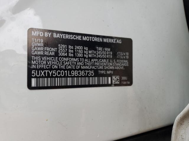 2020 BMW X3 XDRIVE3 - 5UXTY5C01L9B36735